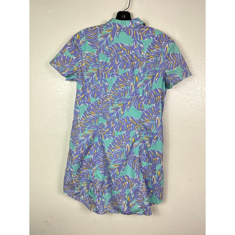 Chubbies button up dress with pockets size medium paradise tropical - Picture 2 of 7